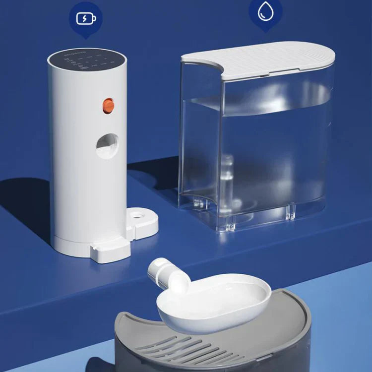 PetFresh | Bezprzewodowa fontanna wodna 1,8L dla łatwego i zdrowego picia