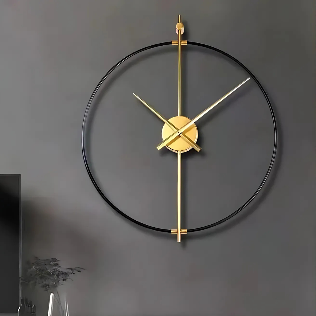 Timenis - Duży stylowy zegar ścienny do nowoczesnego wnętrza