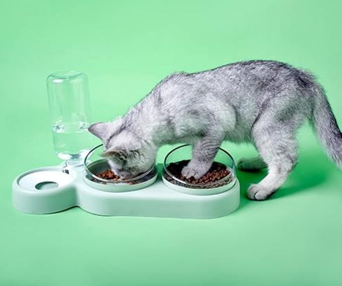 Innowacyjna stacja do karmienia 3 w 1 z wygodnymi pojemnikami nadającymi się do mycia w zmywarce dla ułatwienia