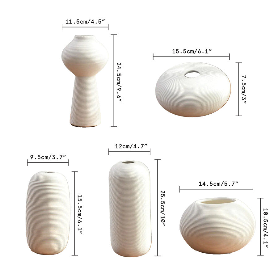Ręcznie robione ceramiczne wazony | Eleganckie i unikalne dekoracje do Twojego wnętrza