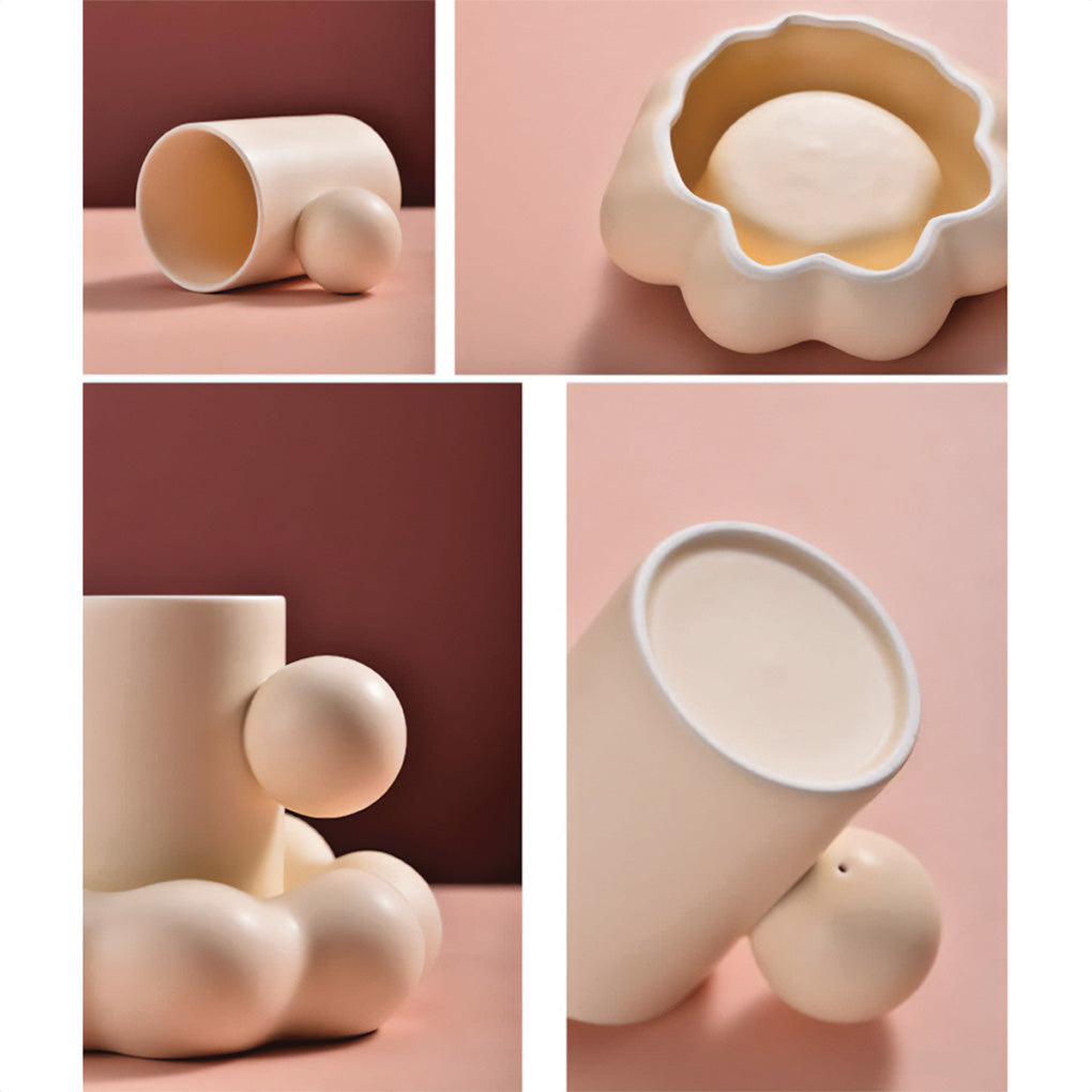 Zestaw ceramicznych kubków Cloud – elegancja i komfort dla Twoich napojów