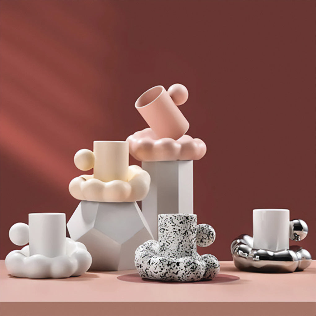 Zestaw ceramicznych kubków Cloud – elegancja i komfort dla Twoich napojów