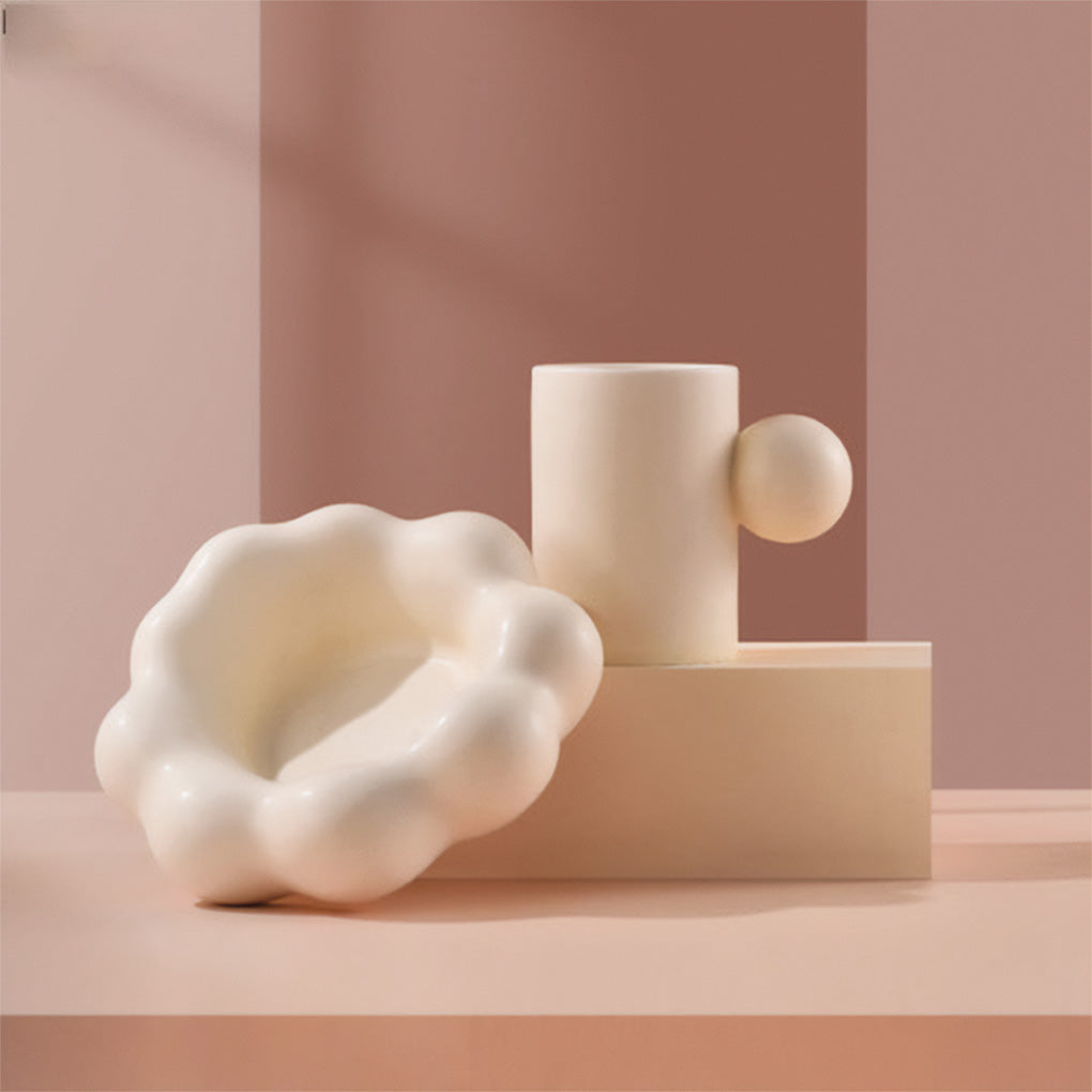 Zestaw ceramicznych kubków Cloud – elegancja i komfort dla Twoich napojów
