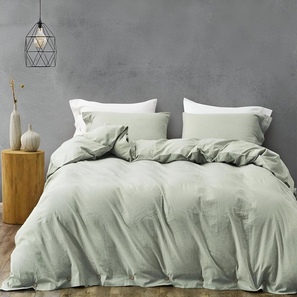 Luksusowa bawełniana pościel 135x200 cm z poszewkami na poduszki – miękka, oddychająca i elegancki design
