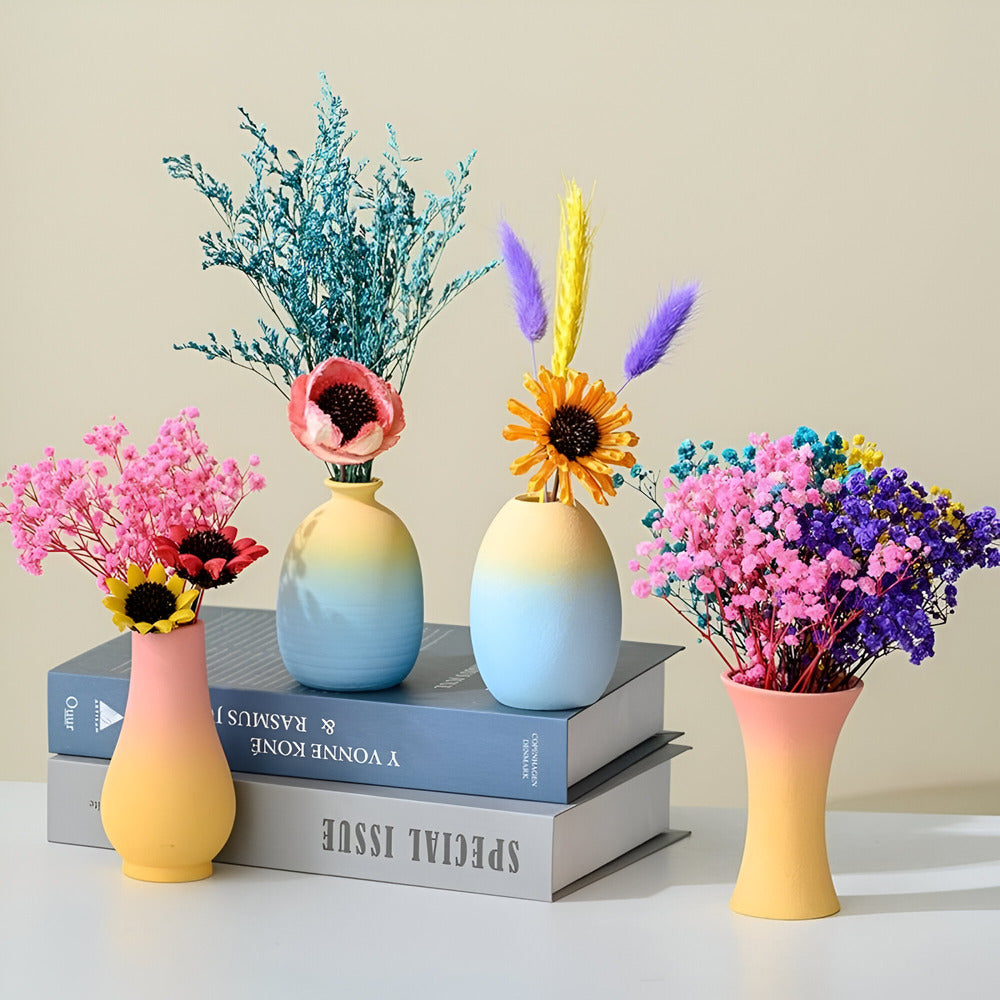 Isandria - Stylowy ceramiczny wazon w eleganckich kolorach makaroników