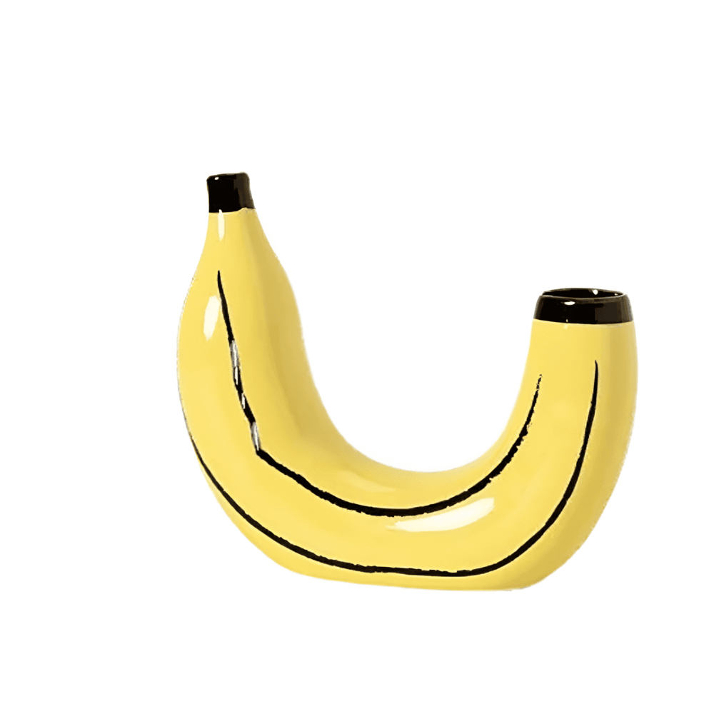 Seralith - Unikalny nowoczesny dekoracyjny wazon w kształcie banana do stylowych wnętrz