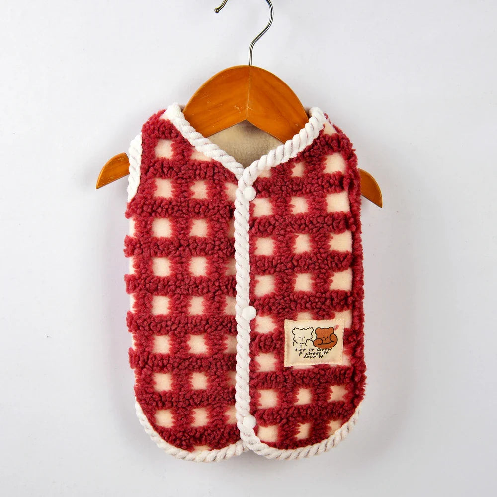 Luksusowy komfortowy płaszcz z polaru dla buldoga francuskiego i chihuahua dla ciepłej ochrony