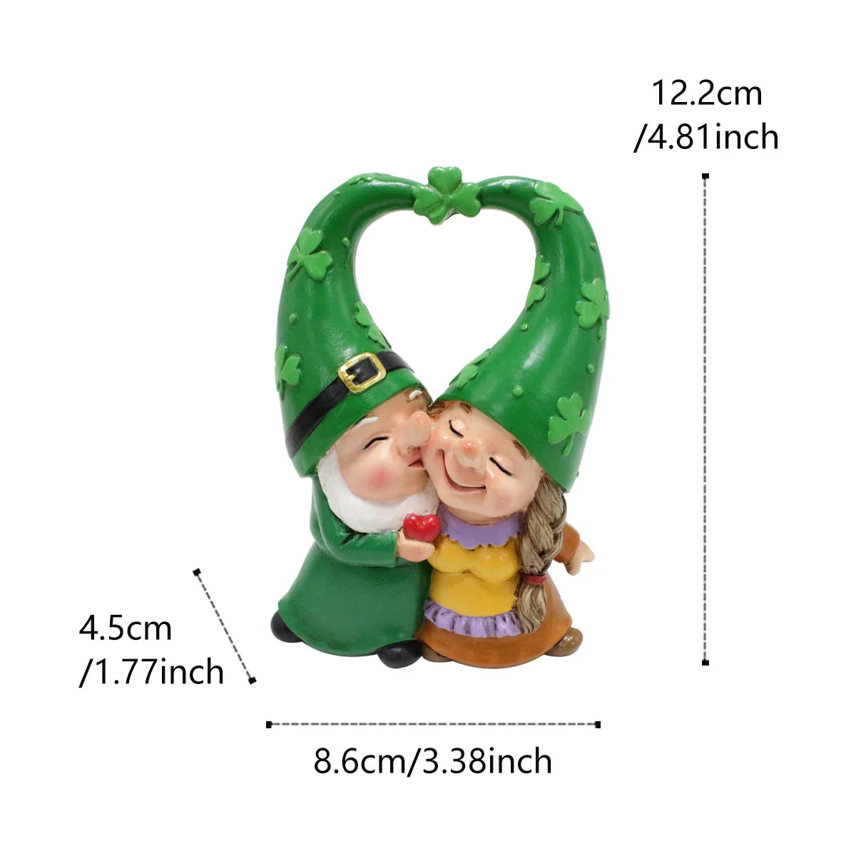 Sabinae - Urocza figurka gnomika do ogrodu i dekoracji imprez - ręcznie wykonana z żywicy dla czarującej atmosfery