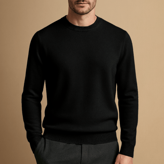 Jonas – Stylish Round Neck Wool Sweater for Any Occasion