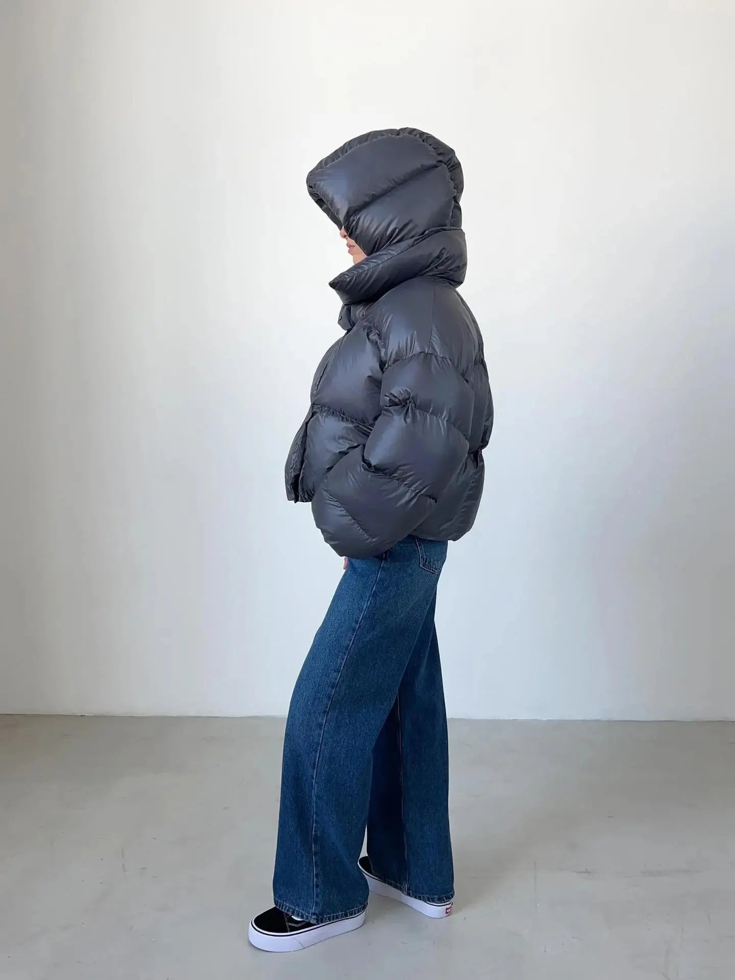 Leonore - Trendy Puffer Jacket with Hood for a Stylish Look