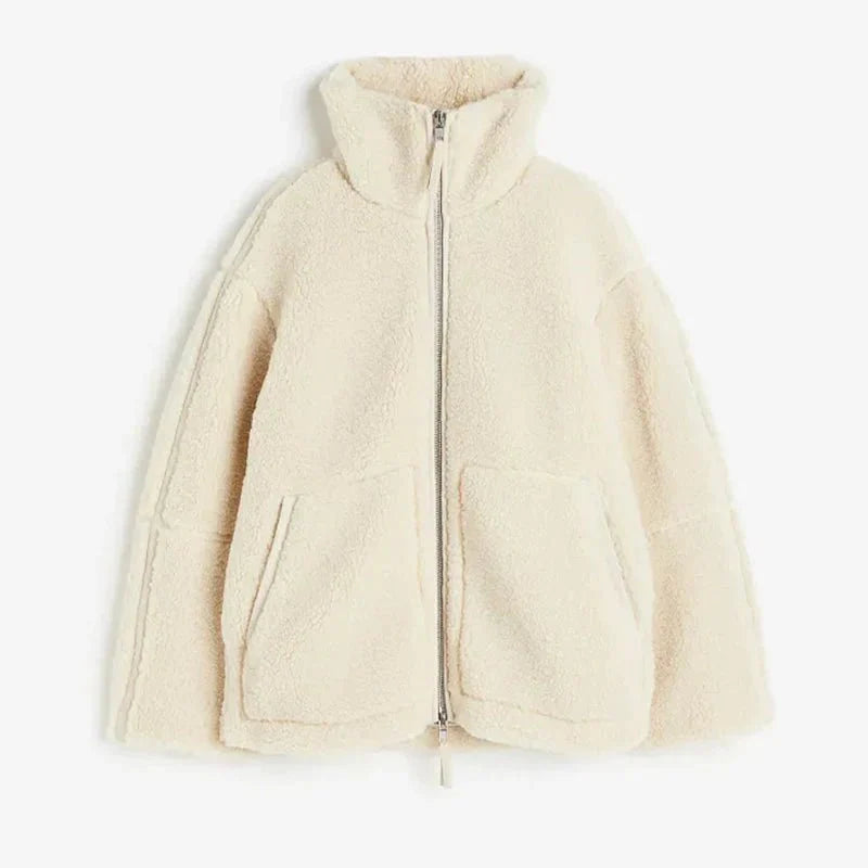 Mira – Comfortable Oversized Reversible Jacket with Zipper for Stylish Everyday Looks