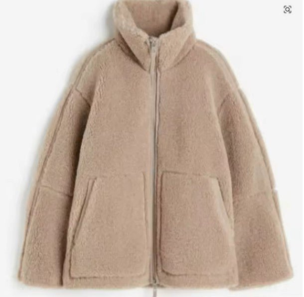 Mira – Comfortable Oversized Reversible Jacket with Zipper for Stylish Everyday Looks