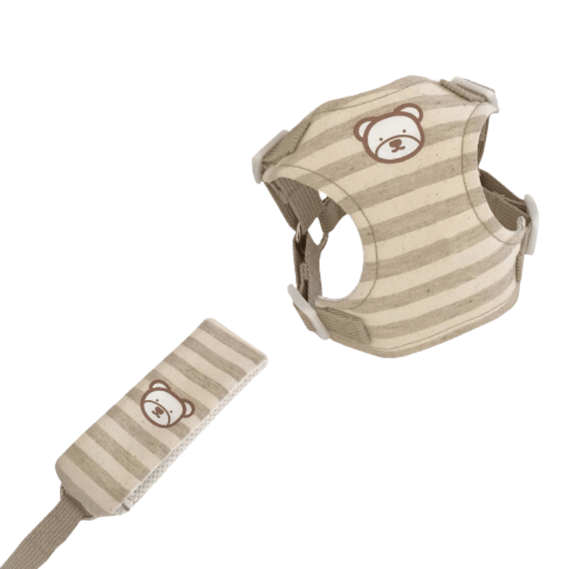 Elegancka i wygodna uprząż i smycz dla szczeniaka