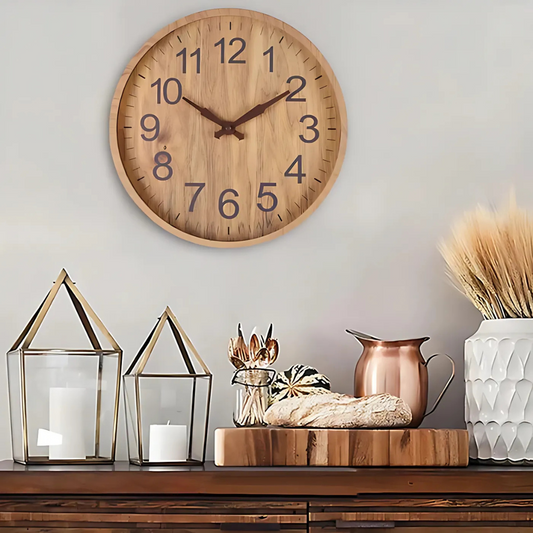 Clocky Clock - Duży stylowy zegar ścienny do salonu