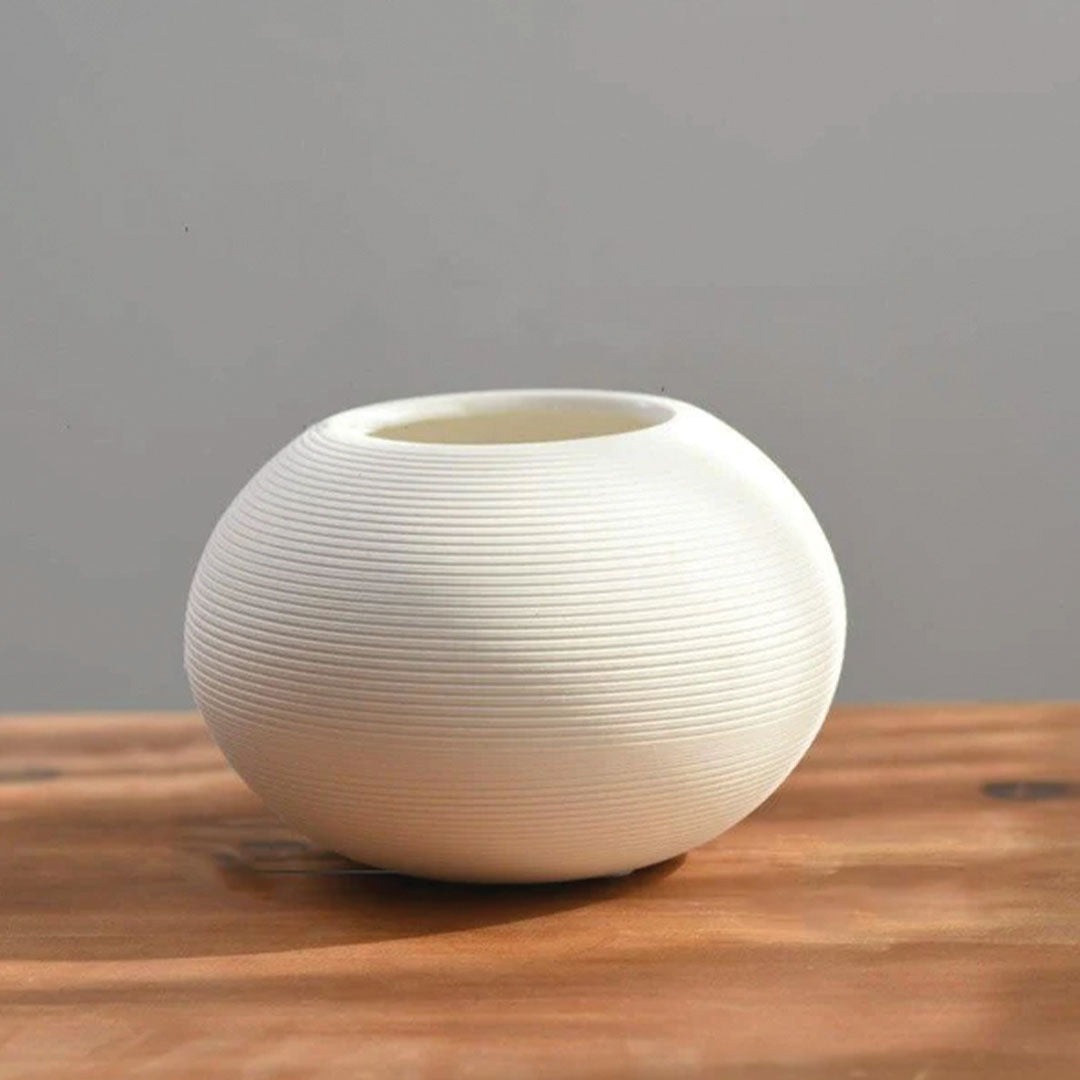 Ręcznie wykonany ceramiczny wazon Blanche