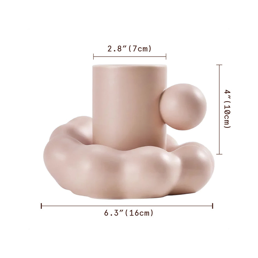Zestaw ceramicznych kubków Cloud – elegancja i komfort dla Twoich napojów