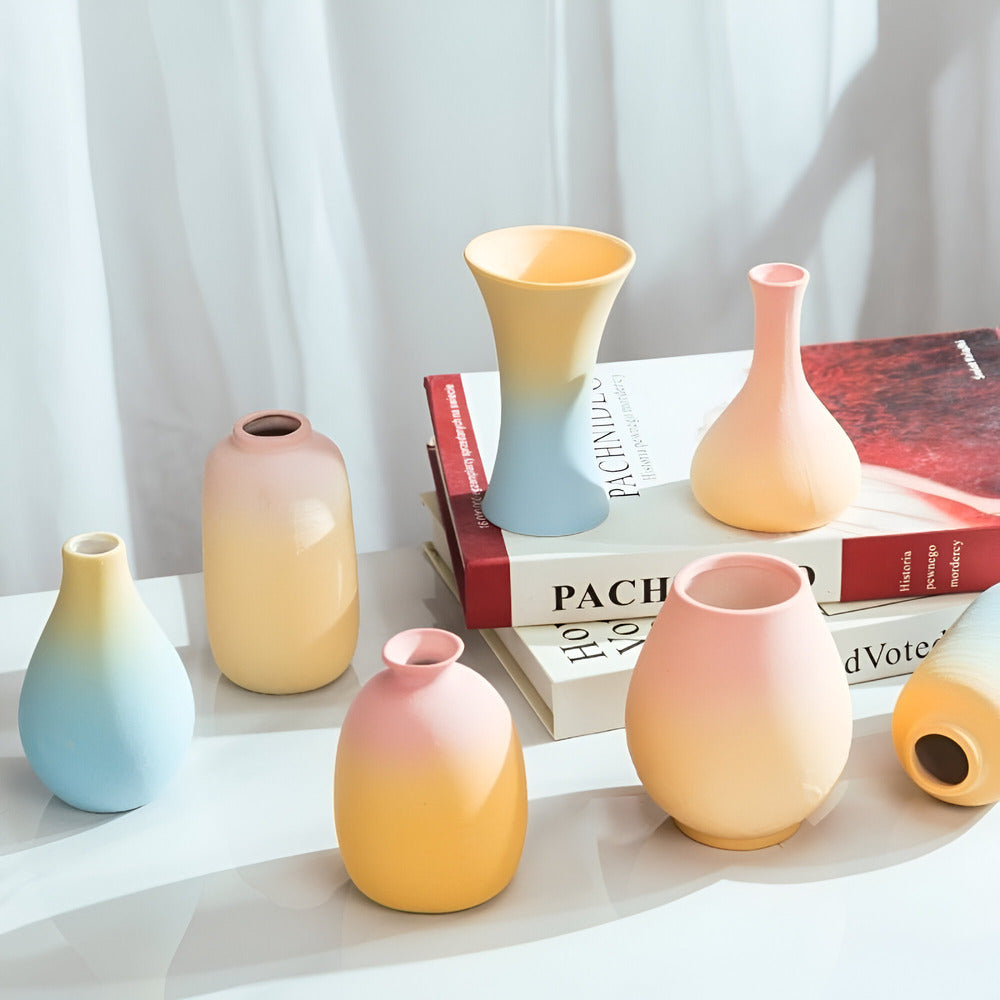 Isandria - Stylowy ceramiczny wazon w eleganckich kolorach makaroników