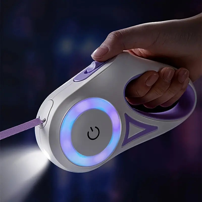 Najwyższe bezpieczeństwo psa: oświetlenie LED i zasięg 5 m na nocne spacery