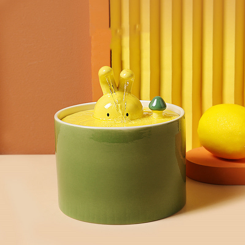 Stylowy dystrybutor wody dla zdrowego i szczęśliwego królika