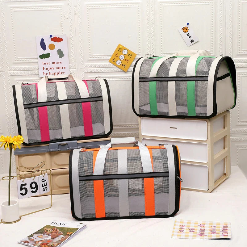 Składana luksusowa torba dla zwierząt do łatwego i stylowego transportu zwierząt