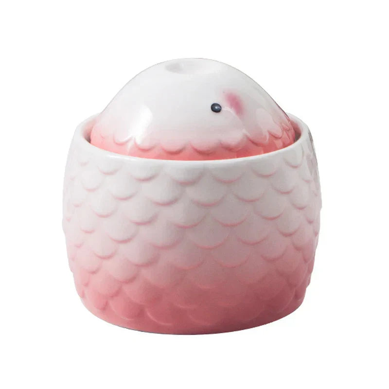 Luksusowa ceramiczna fontanna wodna dla zwierząt - świeża i zdrowa przyjemność picia