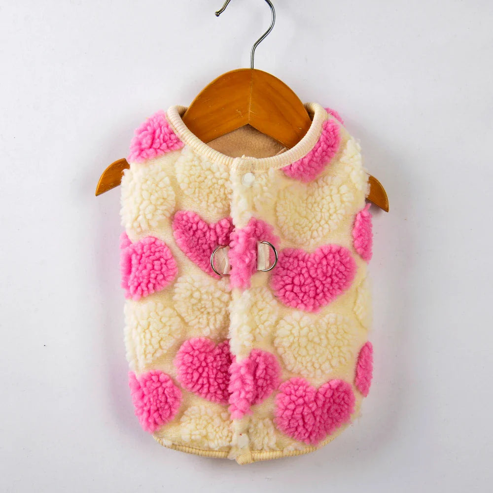 Luksusowy komfortowy płaszcz z polaru dla buldoga francuskiego i chihuahua dla ciepłej ochrony