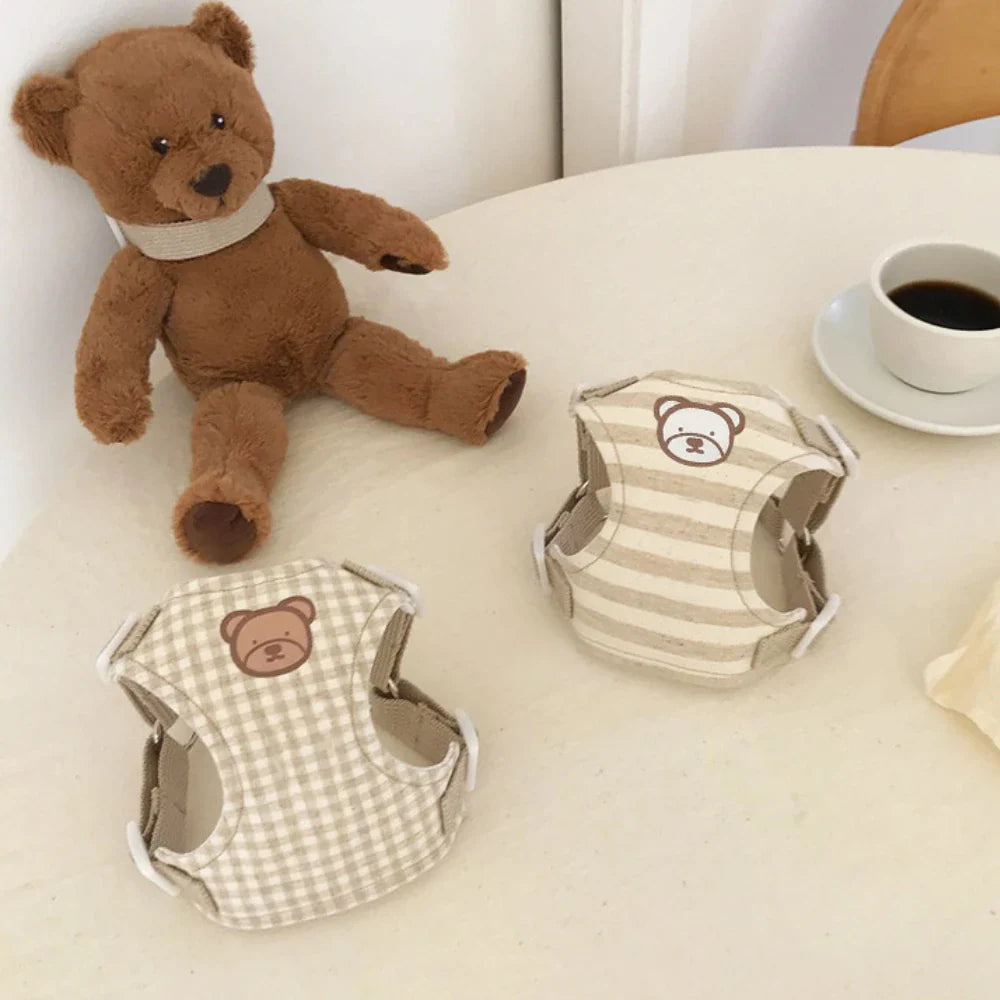 Elegancka i wygodna uprząż i smycz dla szczeniaka