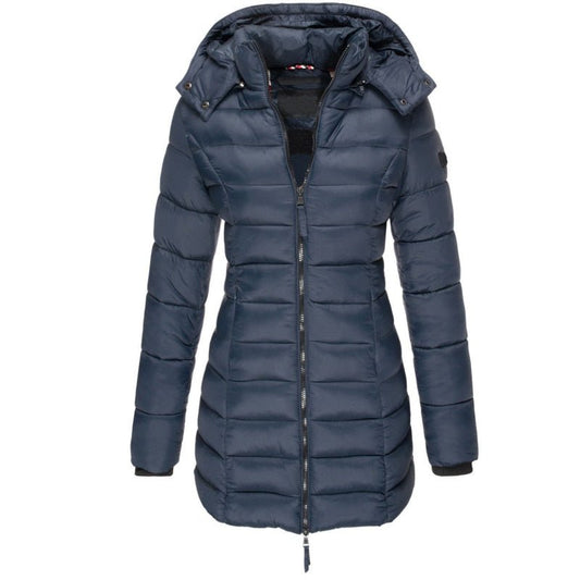 Anika - Cozy winter jacket with hood and zipper for ultimate comfort