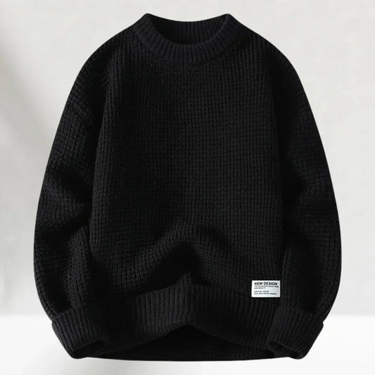Charlie - Elegant classic knitted sweater for stylish winter comfort