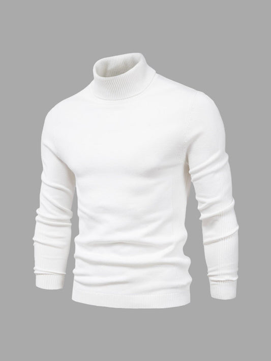 Heinrich - Elegant and Timeless Fine Knit Turtleneck Sweater for Stylish Comfort