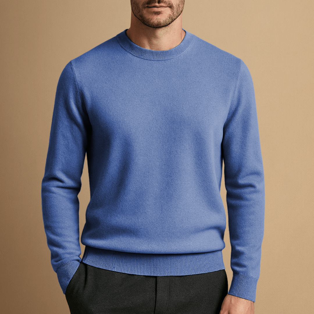 Jonas – Stylish Round Neck Wool Sweater for Any Occasion